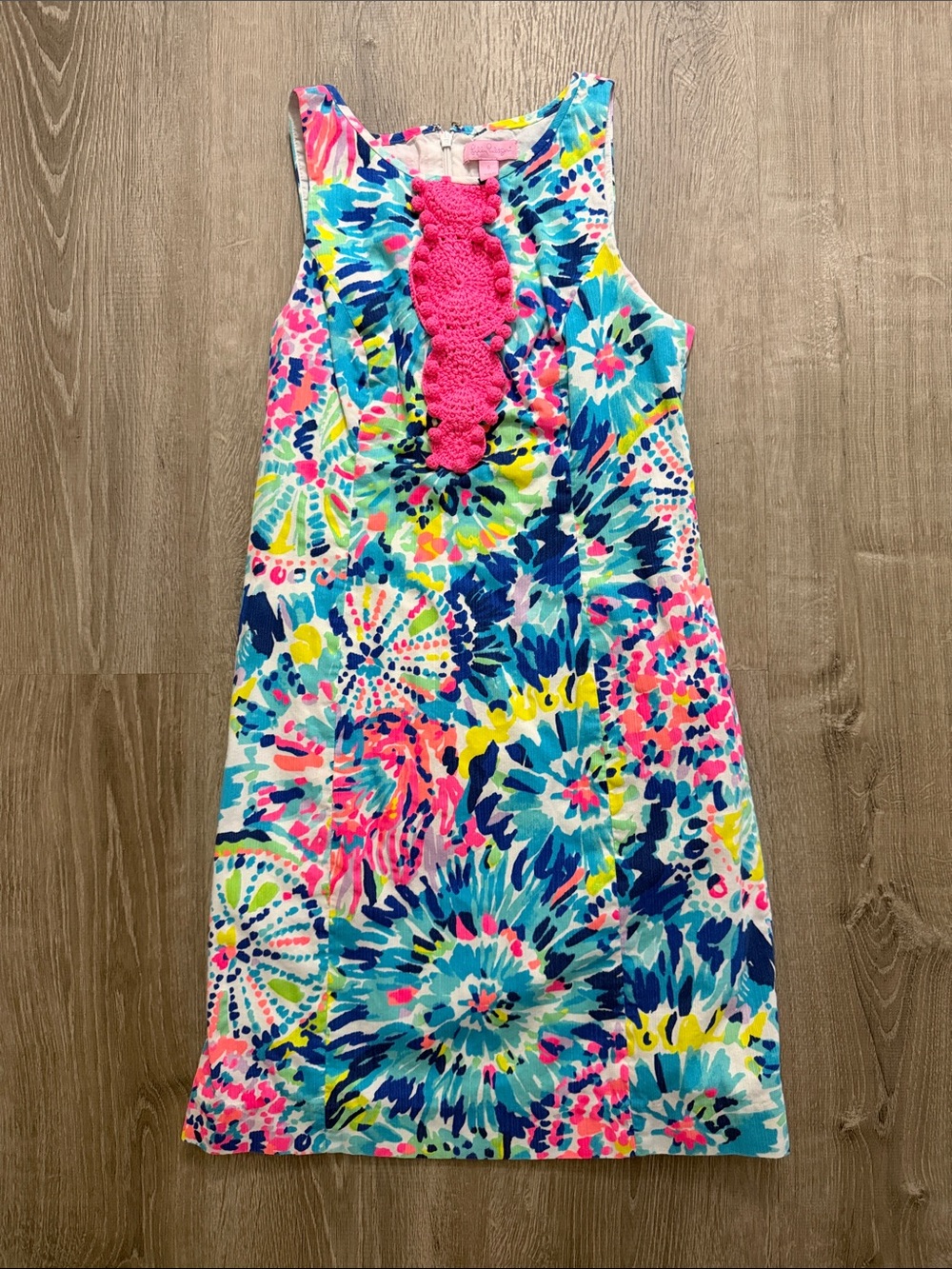 Lilly Pulitzer 0 Adara Multicolor Floral Sleeveless Shift‎ Summer Casual Dress